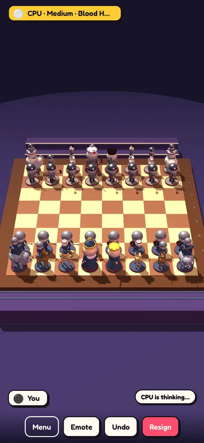 A game against the computer